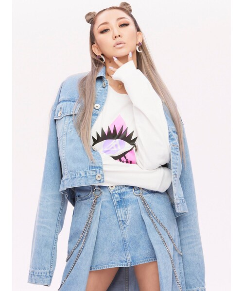 GYDA（ジェイダ）の「【倖田來未コラボ】looseロンT（スウェット