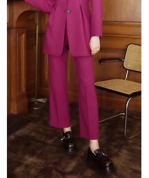 EVRIS | ベーシックフレアハイウエストパンツ【セットアップ着用可能】(その他パンツ)