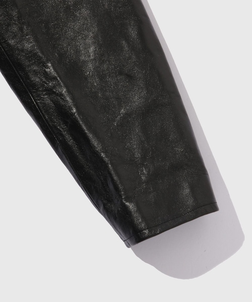 ADAM ET ROPE'（アダムエロペ）の「【AURALEE/オーラリー】LAMB LEATHER RIDERS JACKET（ライダースジャケット・メンズ・ブラック・4/5）」の6枚目の写真