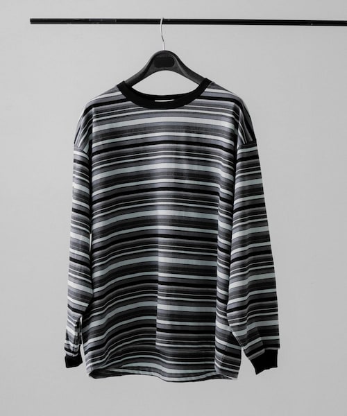 URBAN RESEARCH（アーバンリサーチ）の「POLYPLOID　OVERSIZE LONGSLEEVE B（Tシャツ/カットソー・メンズ・PPL/NVY/GRY/BLK・2/3/4）」の2枚目の写真
