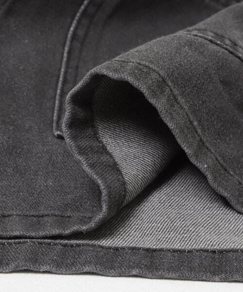 ITEMS URBANRESEARCH（アイテムズ アーバンリサーチ）の「デニムオーバーノーカラージャケット（デニムジャケット・レディース・BLU/GRY/BLK・Free）」の22枚目の写真