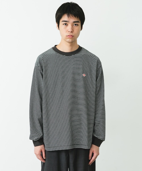 URBAN RESEARCH DOORS(アーバンリサーチドアーズ)の「DANTON LONG SLEEVE T-SHIRTS(Tシャツ/カットソー・メンズ・WHT/CHR/BLK/WHT・M/L/XL)」の9枚目の写真