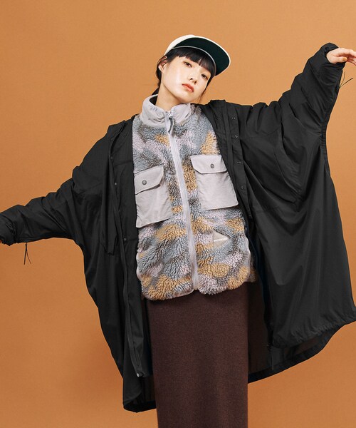 EKAL(エカル)の「ポータブルDWRオーバーコート(マウンテンパーカー・メンズ・BEG/BLK・S/M/L)」の17枚目の写真