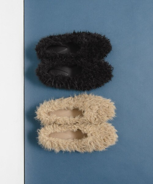 KBF（ケイビーエフ）の「ラウンドトゥファーシューズ（その他シューズ・レディース・BEIGE/BLACK・36/37/38）」の22枚目の写真