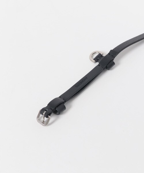 URBAN RESEARCH（アーバンリサーチ）の「AMOMENTO　LEATHER BELT 1CM（ベルト・レディース・BLACK・-）」の6枚目の写真