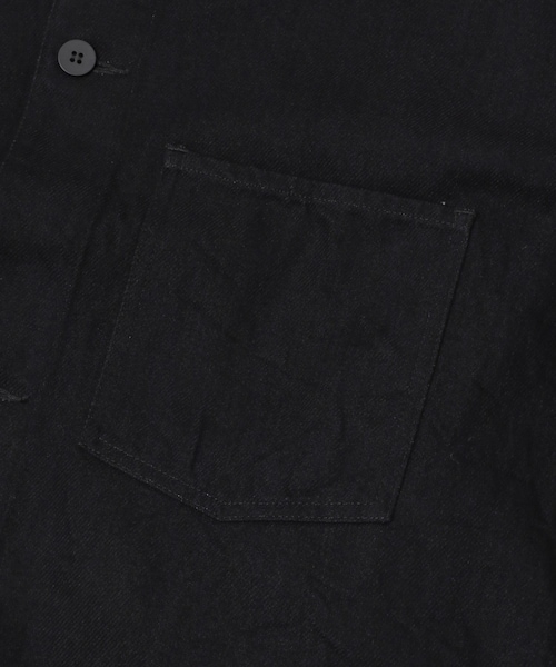 URBAN RESEARCH DOORS(アーバンリサーチドアーズ)の「STILL BY HAND 12OZ DENIM JACKET(デニムジャケット・メンズ・BLACK/DARK NAVY・46/48)」の8枚目の写真