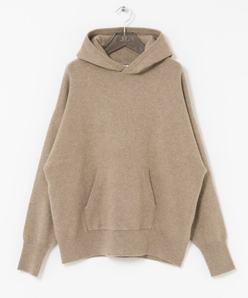 URBAN RESEARCH(アーバンリサーチ)の「dDdDdDd CASHMERE VINTAGE HOODIE(ニット/セーター・メンズ・DARK GRAY/PURE BEIGE・S/M/L/XL)」の15枚目の写真