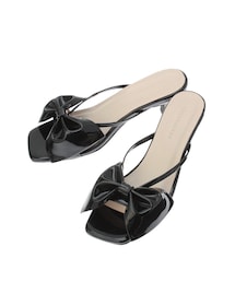 MERCURYDUO | ビッグリボンシェイプストラップサンダル(サンダル)