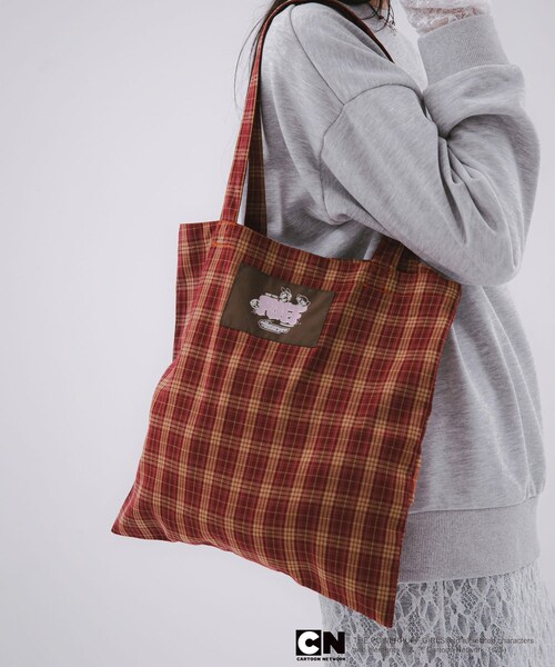 SENSE OF PLACE by URBAN RESEARCH(センスオブプレイスバイアーバンリサーチ)の「『別注』PPG / SENSE OF PLACE ポケッタブルトート(トートバッグ・レディース・BLUE/RED・one)」の17枚目の写真