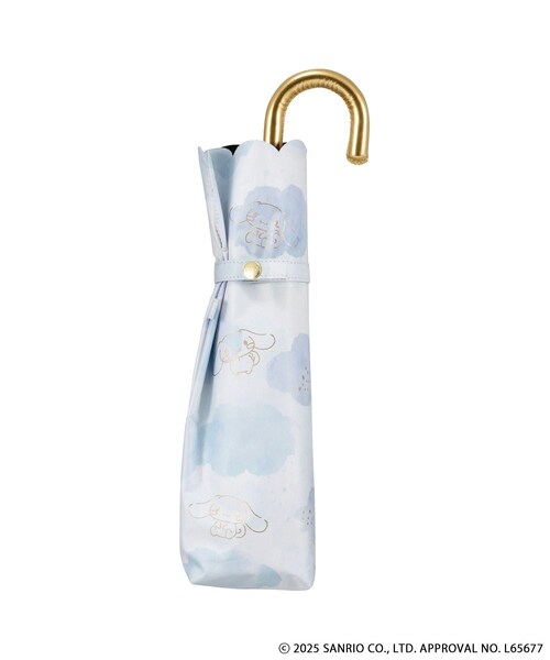 ROPE' PICNIC(ロペピクニック)の「【SANRIO CHARACTERS/サンリオキャラクターズ】晴雨兼用/遮光水彩モチーフ折りたたみ傘(折りたたみ傘・レディース・サックス/ラベンダー・F)」の8枚目の写真