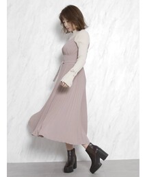 dazzlin | スリムフレアラインキャミワンピース(ワンピース)