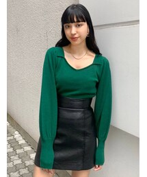 EMODA | コンパクトパフニット(ニット/セーター)