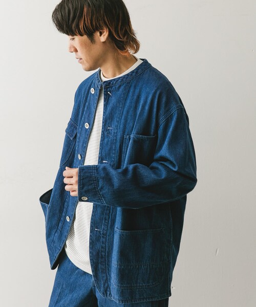 URBAN RESEARCH DOORS（アーバンリサーチドアーズ）の「Denim Chore Jacket（デニムジャケット・メンズ・INDIGO/ONE WASH・M/L/XL）」の20枚目の写真