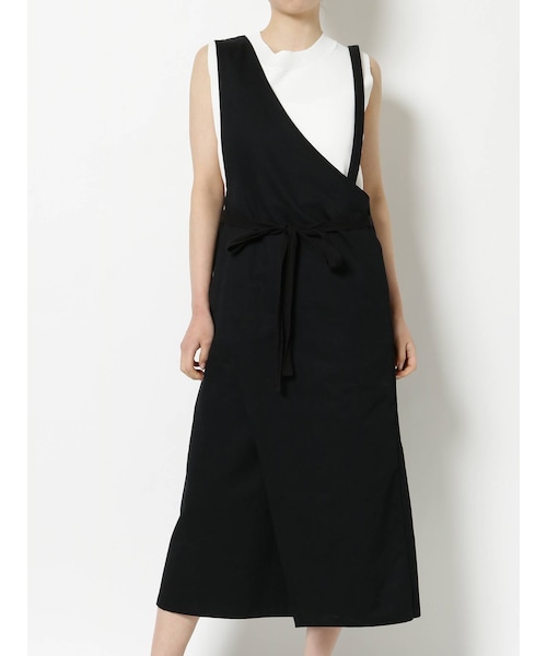 LAGUNAMOON（ラグナムーン）の「アシンメトリージャンパースカート（スカート・レディース・ブラック/ホワイト/レッド・M/S）」の4枚目の写真