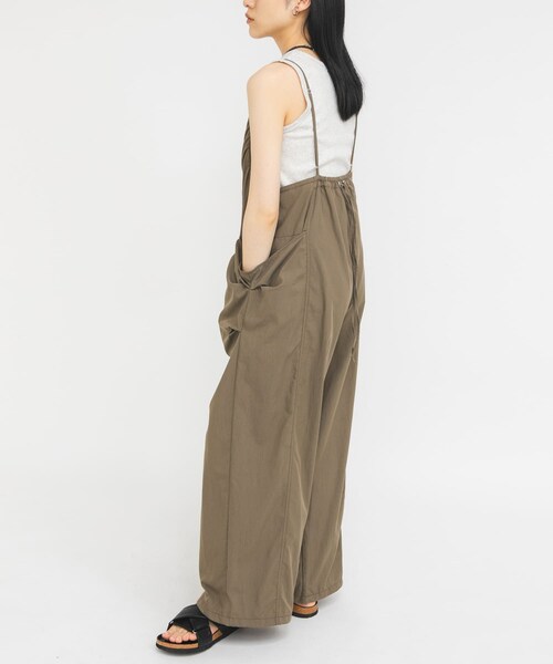 KBF（ケイビーエフ）の「ポケットディティールキャミサロペット（つなぎ/オールインワン・レディース・BLACK/BROWN/BEIGE・One）」の16枚目の写真