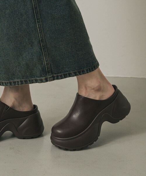 SENSE OF PLACE by URBAN RESEARCH（センスオブプレイスバイアーバンリサーチ）の「ボリュームソールサボサンダル（サンダル・レディース・BLACK/BROWN/CAMEL・S/M/L/XL）」の19枚目の写真