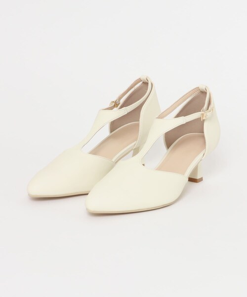 SENSE OF PLACE by URBAN RESEARCH(センスオブプレイスバイアーバンリサーチ)の「Tストラップパンプス(パンプス・レディース・BLACK/IVORY/SILVER・S/M/L)」の12枚目の写真