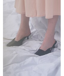 RESEXXY | スクエアトゥミュール(パンプス)