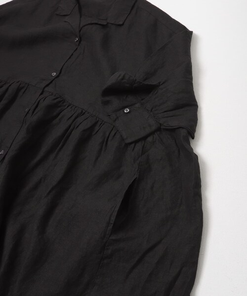 かぐれ（カグレ）の「Honnete　GATHERED DRESS（ワンピース・レディース・SILVER/BLUE/NOIR・One）」の7枚目の写真
