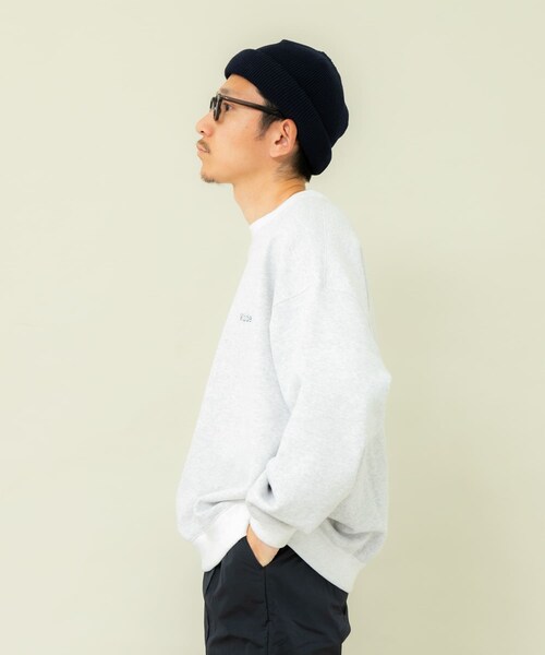 URBAN RESEARCH(アーバンリサーチ)の「Wide Dad SUPER WIDE SWEAT CREW-NECK(スウェット・メンズ・PINK/ASH・1/2)」の7枚目の写真