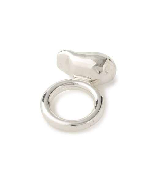 ADAM ET ROPE'(アダムエロペ)の「【EMOELLE】pearl shaped silver ring(リング・レディース・シルバー・F)」の9枚目の写真