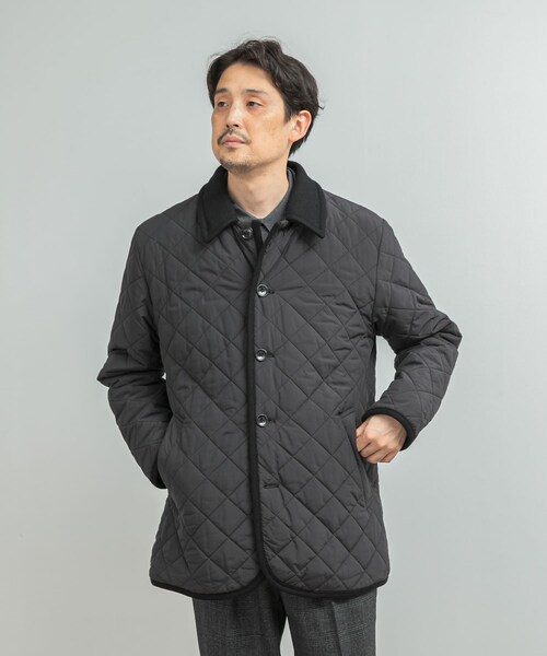 URBAN RESEARCH DOORS(アーバンリサーチドアーズ)の「LIFE STYLE TAILOR LIMONTA EAST キルティングコート(ダウンジャケット/コート・メンズ・BLACK/NAVY・M/L)」の4枚目の写真