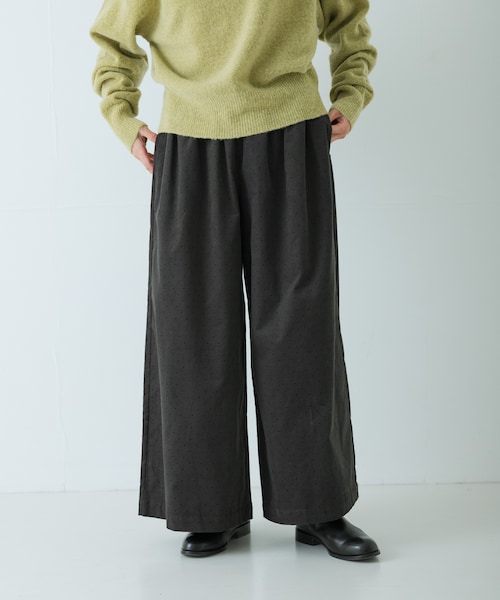 かぐれ（カグレ）の「ドットコーデュロイワイドパンツ（その他パンツ