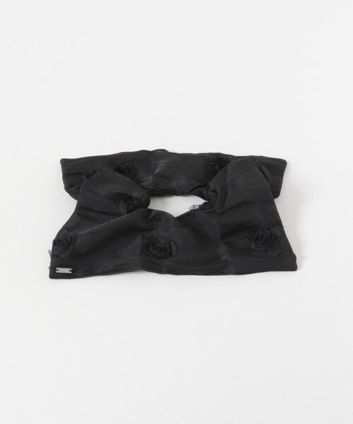 URBAN RESEARCH ROSSO（アーバンリサーチロッソ）の「heyep　Bloom Scrunchie Medium（ヘアゴム・レディース・BLACK/WHITE・-）」の6枚目の写真