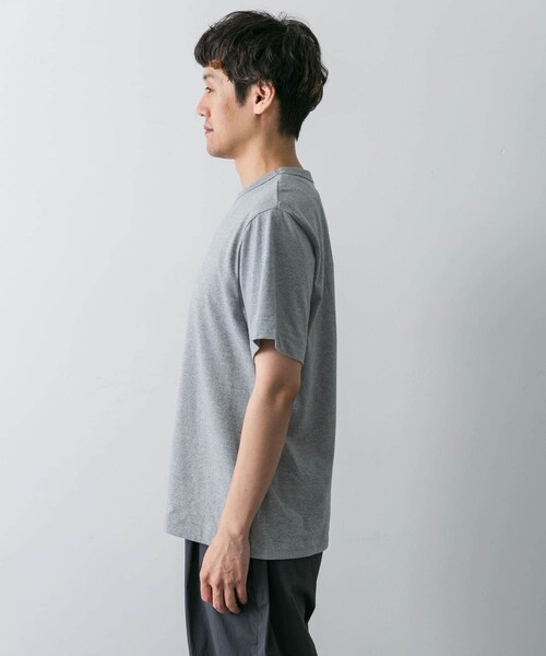 URBAN RESEARCH DOORS（アーバンリサーチドアーズ）の「『3サイズ展開』commpost　リサイクルコットンショートスリーブTシャツ（Tシャツ/カットソー・メンズ・OFF/PINK BEIGE/GRAY・4/5/6）」の17枚目の写真