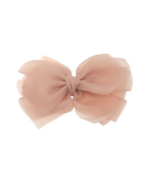 RESEXXY（リゼクシー）の「ビックシアーリボンバレッタ（バレッタ/ヘアクリップ・レディース・ブラック/ピンク・F）」の2枚目の写真