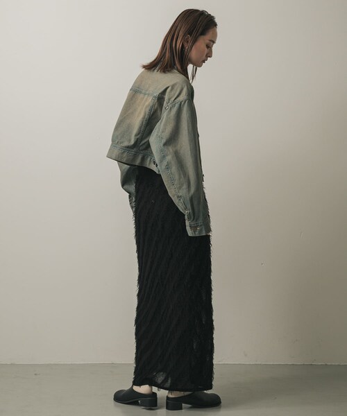 SENSE OF PLACE by URBAN RESEARCH(センスオブプレイスバイアーバンリサーチ)の「『別注』Lee101×SENSE OF PLACE JACKET(デニムジャケット・レディース・BROWN/GREEN・FREE)」の9枚目の写真