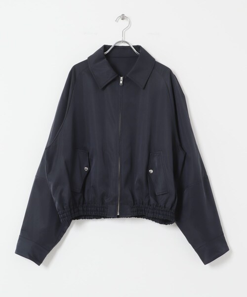 KBF（ケイビーエフ）の「ブライトZIPブルゾン（ブルゾン・レディース・BEIGE/D.NAVY・one）」の20枚目の写真