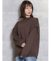 dazzlin | クラッシュニットプルオーバー(ニット/セーター)