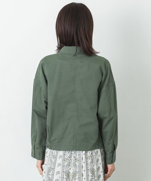 URBAN RESEARCH Sonny Label（アーバンリサーチサニーレーベル）の「ミリタリーショートジャケット（ミリタリージャケット・レディース・KHAKI/BEIGE・FREE）」の17枚目の写真