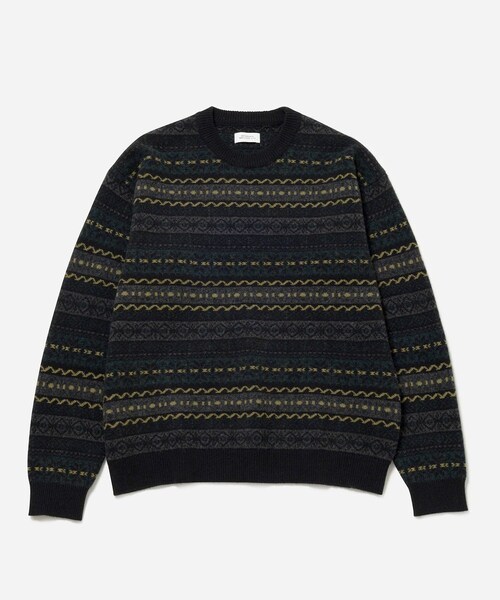Saturdays NYC(サタデーズ ニューヨークシティ )の「CLASSIC PATTERN KNIT(ニット/セーター・レディース・チャコール/パープル・XL/XS/XXL)」の14枚目の写真