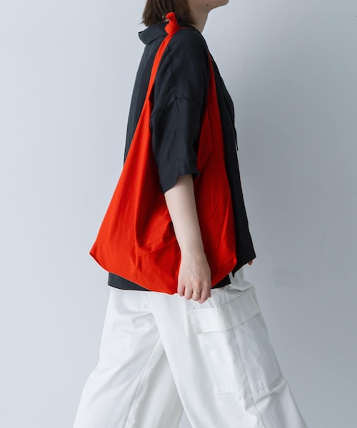 かぐれ（カグレ）の「コットンショルダーバッグ（ショルダーバッグ・レディース・GRAY/BLUE/RED・Free）」の18枚目の写真
