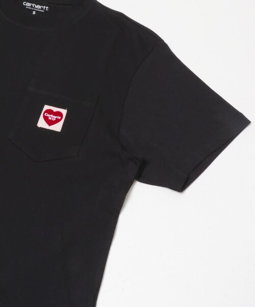URBAN RESEARCH Sonny Label（アーバンリサーチサニーレーベル）の「CARHARTT　SHORT-SLEEVE POCKET HEART T-SHIRTS（Tシャツ/カットソー・レディース・BLACK/WHITE/COZY BLUE・S/M）」の9枚目の写真