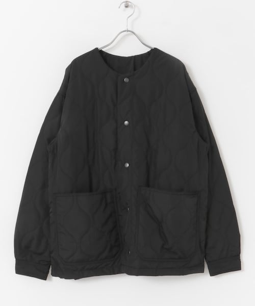 URBAN RESEARCH DOORS(アーバンリサーチドアーズ)の「FORK&SPOON リバーシブルノーカラーブルゾン(ブルゾン・メンズ・OLIVE/BLACK・4/5)」の11枚目の写真