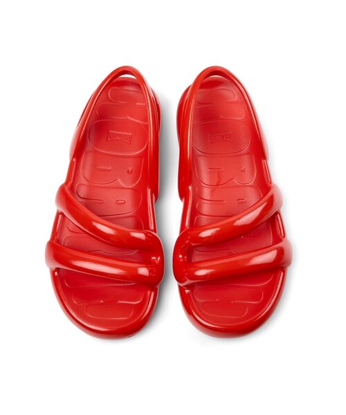 ADAM ET ROPE'（アダムエロペ）の「【CAMPER】COBARAH FLAT SEASONAL WMNS（サンダル・レディース・レッド/シルバー・36/37/38/39）」の8枚目の写真