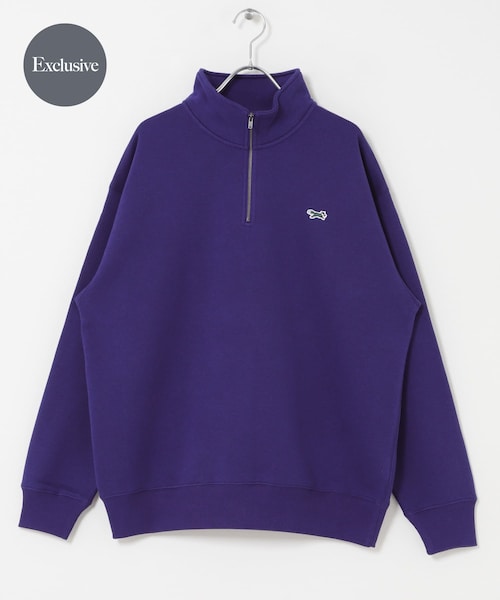 URBAN RESEARCH DOORS(アーバンリサーチドアーズ)の「『別注』PENNEYS×DOORS THE FOX ハーフジップスウェット(スウェット・メンズ・ASH GRAY/CHARCOAL/PURPLE・M/L/XL)」の3枚目の写真