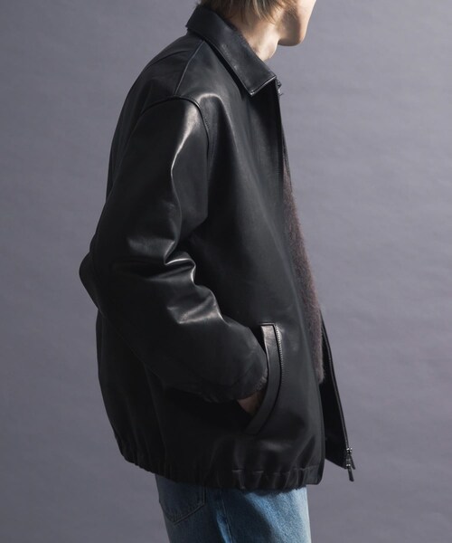 URBAN RESEARCH（アーバンリサーチ）の「『別注』semoh×URBAN RESEARCH　Horse Leather Jacket（テーラードジャケット・メンズ・BLACK・2/3）」の7枚目の写真