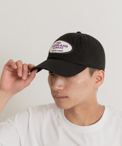 THE GOODLAND MARKET（ザグッドランドマーケット）の「ザ グッドランド マーケット　RE-WAPPEN CAP（キャップ・メンズ・BEIGE/BLACK/WHITE/CHRxPNK/CHRxGRN・FREE）」の12枚目の写真