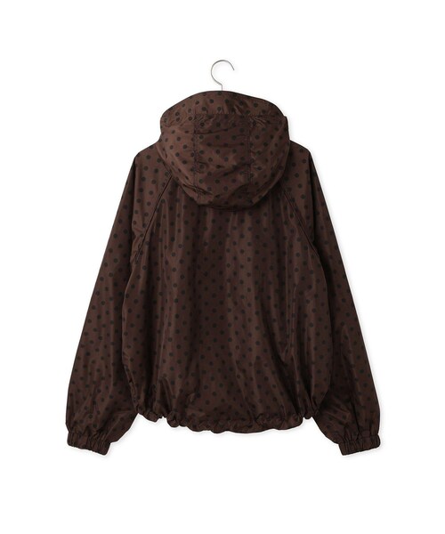ADAM ET ROPE'（アダムエロペ）の「【GANNI（ガニー）】Printed Flyweight Nylon Jacket（ナイロンジャケット・レディース・ダークブラウン・S）」の3枚目の写真
