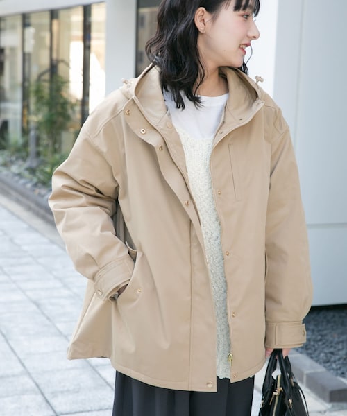 ITEMS URBANRESEARCH（アイテムズ アーバンリサーチ）の「キルトライナー付きマウンテンパーカー（その他アウター・レディース・KHK/BLK/BEG・FREE）」の2枚目の写真