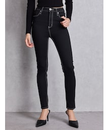 GYDA | ハイウエストワンウォッシュスキニーパンツ(デニムパンツ)