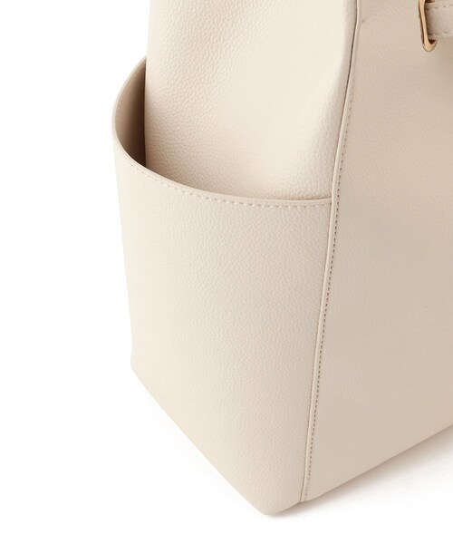 VIS（ビス）の「【復刻/WEB限定】フロントタイトートバッグ/A4対応,軽量（トートバッグ・レディース・ブラック/キナリ/ブラウン・F）」の10枚目の写真