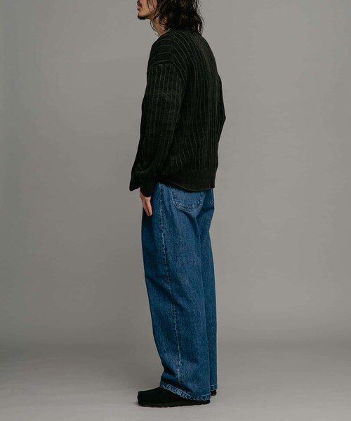 URBAN RESEARCH Sonny Label（アーバンリサーチサニーレーベル）の「コンチョボタンニットカーディガン（カーディガン/ボレロ・メンズ・スミクロ/ブルー/ピンク・M/L）」の8枚目の写真