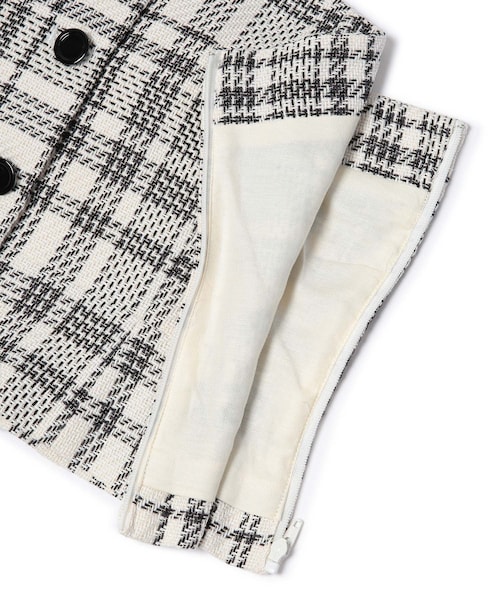 ROPE'（ロペ）の「ギマチェックビスチェ（ベスト・レディース・ブラック・F）」の6枚目の写真