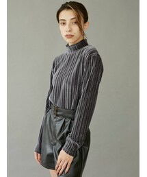 EVRIS | ベロアタートルネックプルオーバー(Tシャツ/カットソー)