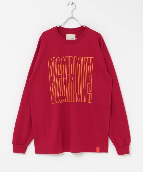 THE GOODLAND MARKET（ザグッドランドマーケット）の「TONY　Bigger Love LS Pocket Tee（Tシャツ/カットソー・メンズ・WHT/BURGUNDY・L）」の17枚目の写真